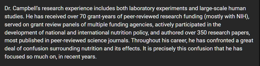 JoanneD_'s tweet photo. 'We own opinions, we don't own facts'  LEGEND @TColinCampbell 

Looking forward to the new book

Watch T Colin Campbell here >>>>> https://t.co/1hnB8zq9Je

#ChinaStudy #WFPB #Science #Transparency #Challenge #Cheese #Supplements #ProfessionalPublication #protein #TColinCampbel https://t.co/Hmo3lQoSLI