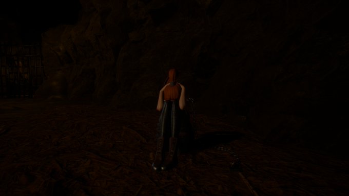 I will start posting updates of the game, here is a in game screenshot with both the normal and cel shaded<a href="/tag/mudbloodprologue"class="tags"><span>#mudbloodprologue</span></a>