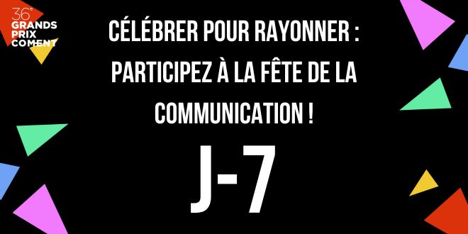 [#GPCOMENT] J-7

⌛️Plus qu'une semaine avant de découvrir qui sera le Grand Prix 2023, ainsi que l'ensemble des lauréats de nos 22 catégories !

🗓️RDV le 11 mai 2023, à 19h, à l'<a href="/elyseemofficiel/">Elysée Montmartre</a> à <a href="/Paris/">Paris</a> !

👇Je participe à la fête de la communication :
bit.ly/3oeYNto