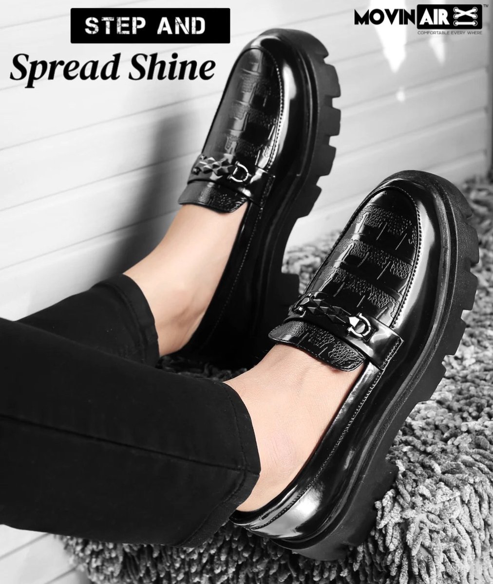 Step and Spread Shine. 🔥🔥

Get this luxurious pair of shoes and look Dashing. 😎
.
movinairshoes.com
.
#explore #highsole 
#Shoes #ThursdayThoughts #Trending #ShoesdayTuesday #SHINee #quality #comfort #Twitter #TrendingNow #shoestime #party #footwear
