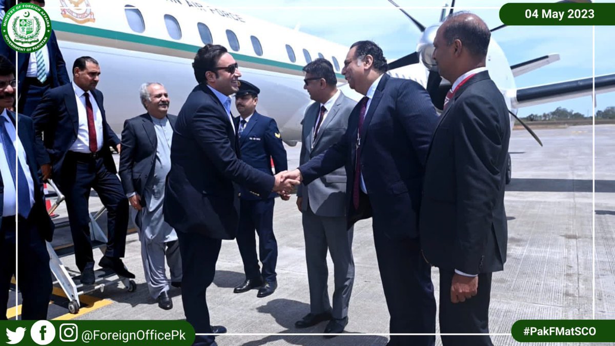 zohaibPlf's tweet photo. History of Pak always witness that these only #Bhuttos who knows the art of bilateral dialogue & to get benefit & Respect for Pak' after #ZAB historical achievements in #PakInd issues ' now his Grandson' Chairman @PPP_Org & #FMPak Mr. @BBhuttoZardari landed in #India.
#Pak #SCO https://t.co/lhWEn2v4iv