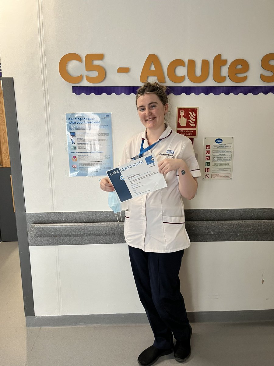 SaschaDeli's tweet photo. Massive congratulations on Charly gaining her Care certificate! π₯ once again good support an training from C5 staffβ€οΈ #teaamnuh #teamc5 #teamstroke @NUHTeamStroke @TheStrokeAssoc @TeamNUH @SarahMack24 @lizwing1 @widerworkforce https://t.co/3NQxr5Vocr
