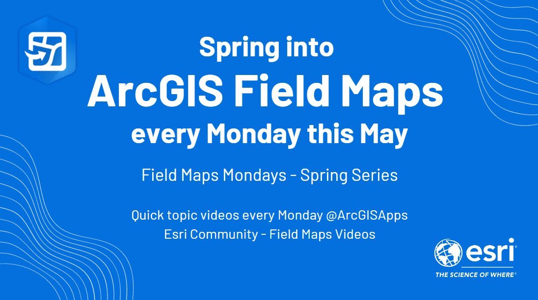 esrirwanda's tweet photo. Don't forget to tune in for #FieldMapsMondays every Monday this May! In case you missed it yesterday, you can watch it now by following the link below: https://t.co/zIC2OgGuxQ
#ArcGIS #Fieldwork #GISfieldwork #MobileMapping #DataCollection #FieldMapping, #SpatialData https://t.co/VMXGpbhZCK