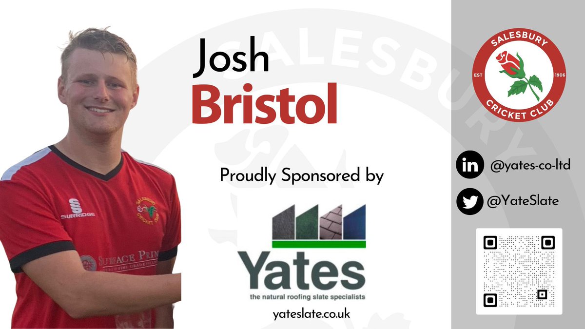 Salesbury Cricket (@salesburycc) on Twitter photo 🏏PLAYER SPONSOR🏏
<a href="/YateSlate/">Yates & Company Ltd</a> are proud to sponsor 1st XI all rounder @Josh_bristol for the 2023 <a href="/nwcricketleague/">NorthWest Cricket League</a> season!!
<a href="/YateSlate/">Yates & Company Ltd</a> are experts and specialists in natural roofing slate.
📞 01200427711 🏏PLAYER SPONSOR🏏
<a href="/YateSlate/">Yates & Company Ltd</a> are proud to sponsor 1st XI all rounder @Josh_bristol for the 2023 <a href="/nwcricketleague/">NorthWest Cricket League</a> season!!
<a href="/YateSlate/">Yates & Company Ltd</a> are experts and specialists in natural roofing slate.
📞 01200427711
