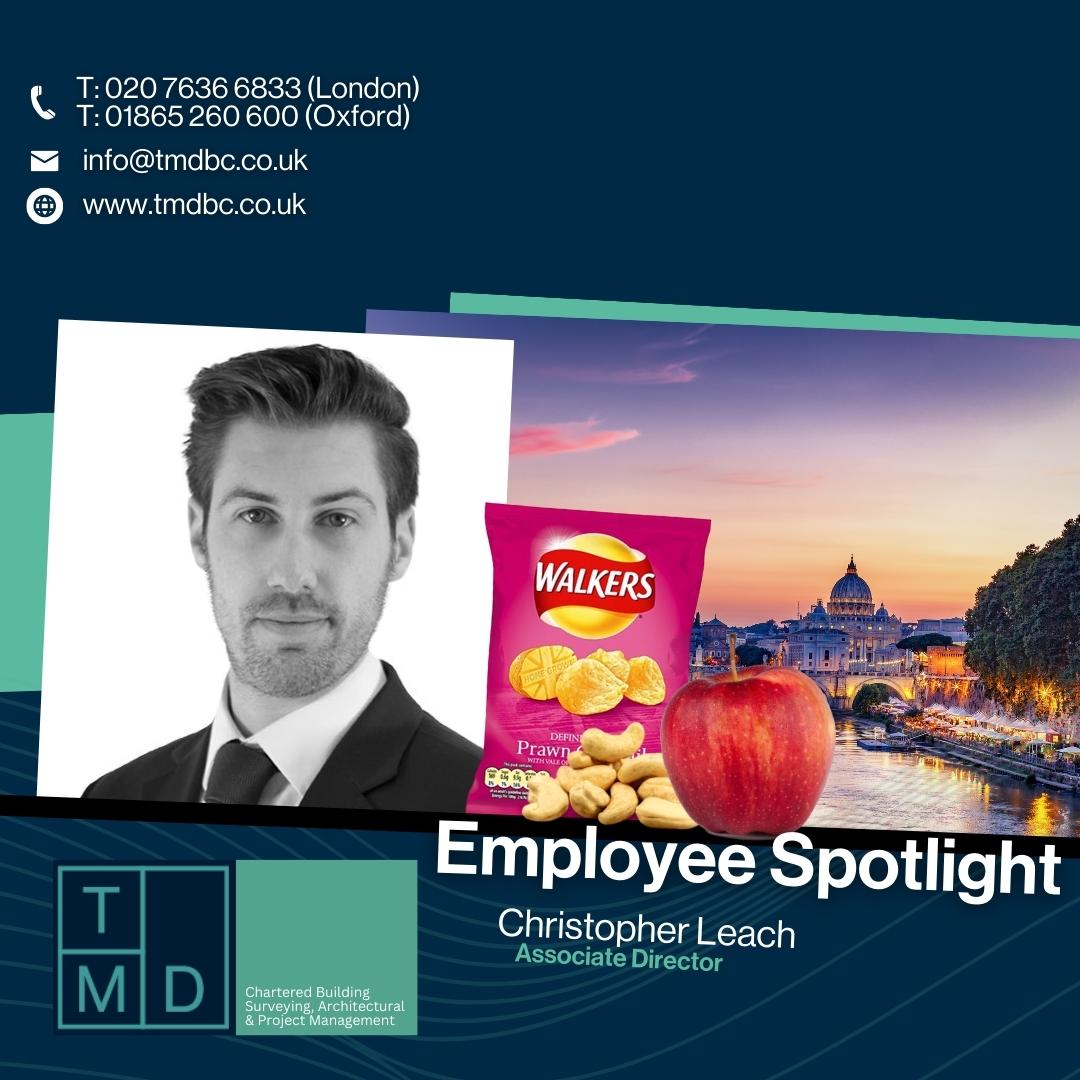 tmdSurveyors's tweet photo. Our fifth Employee Spotlight is on one of our Associate Directors, Christopher Leach, who has been with us for the past 2 years.
Take it away Chris!
#employeespotlight #employeewellbeing #london #architecturaldesigner #cdmconsultancy #surveyors #contractadministration https://t.co/DZxNnSlqcb