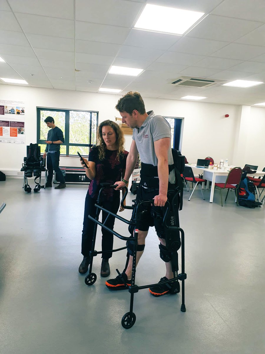 Louis Martinelli (@louismartinelli) on Twitter photo Last week I had the opportunity to see the Able exoskeleton at our centre in Bristol.
Great to see how the technology is moving forwards and a big thank you to Katlin & Joan for their time and expertise!
<a href="/HobbsRehab/">Hobbs Rehabilitation</a> <a href="/AbleHumanMotion/">ABLE Human Motion</a> Last week I had the opportunity to see the Able exoskeleton at our centre in Bristol.
Great to see how the technology is moving forwards and a big thank you to Katlin & Joan for their time and expertise!
<a href="/HobbsRehab/">Hobbs Rehabilitation</a> <a href="/AbleHumanMotion/">ABLE Human Motion</a>