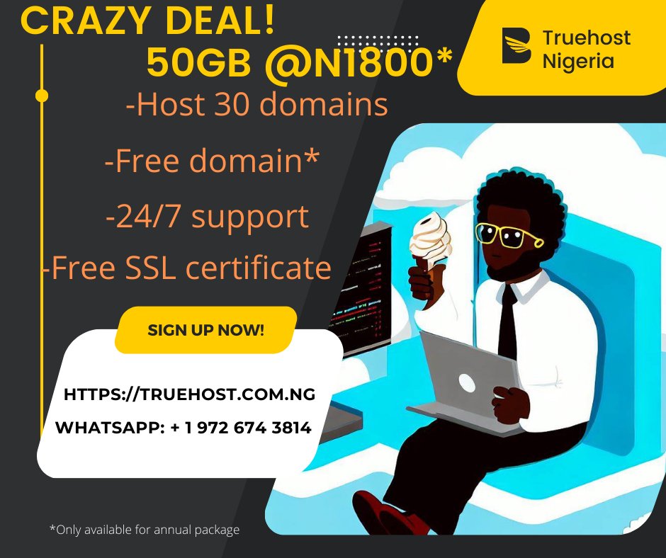 Truehost Nigeria tweet media