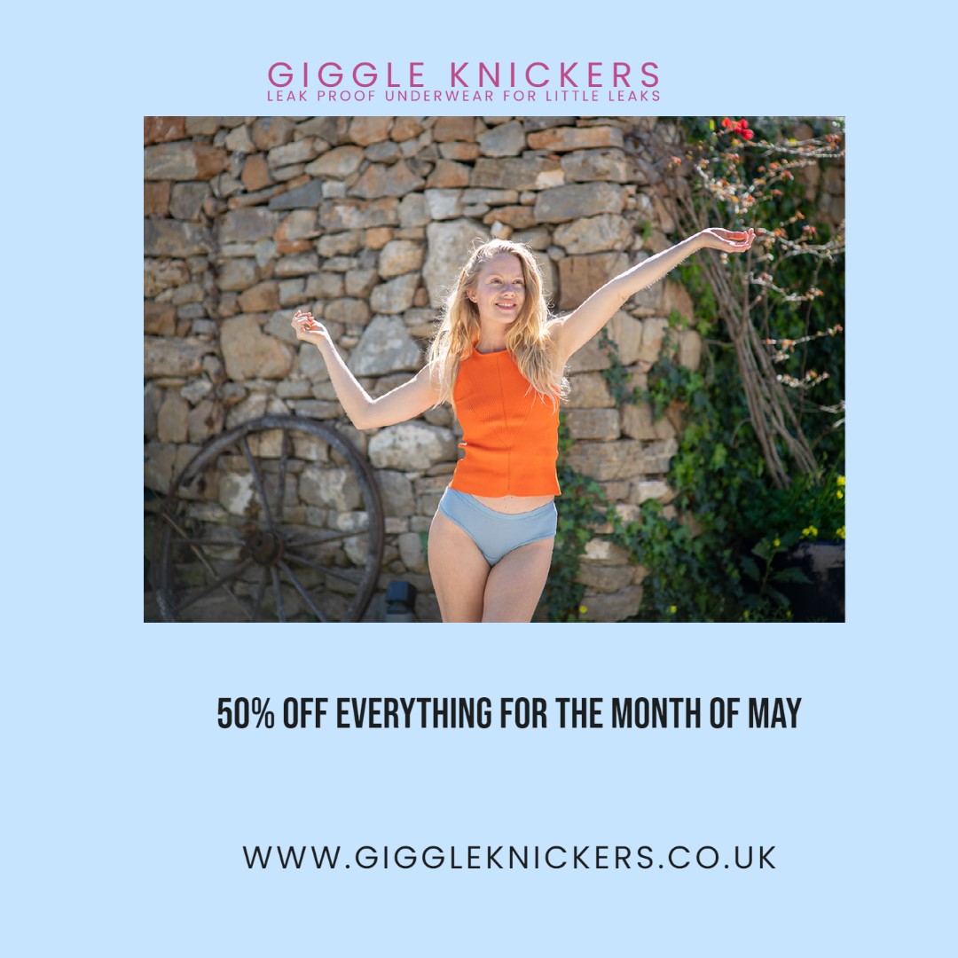 giggleknickers's tweet photo. Tis the merry month of May and to celebrate we're having a half price sale.
#merrymonthofmay #halfpricesale #MayThe4thBeWithYou #SpringSale https://t.co/CqDOjQ1LVd