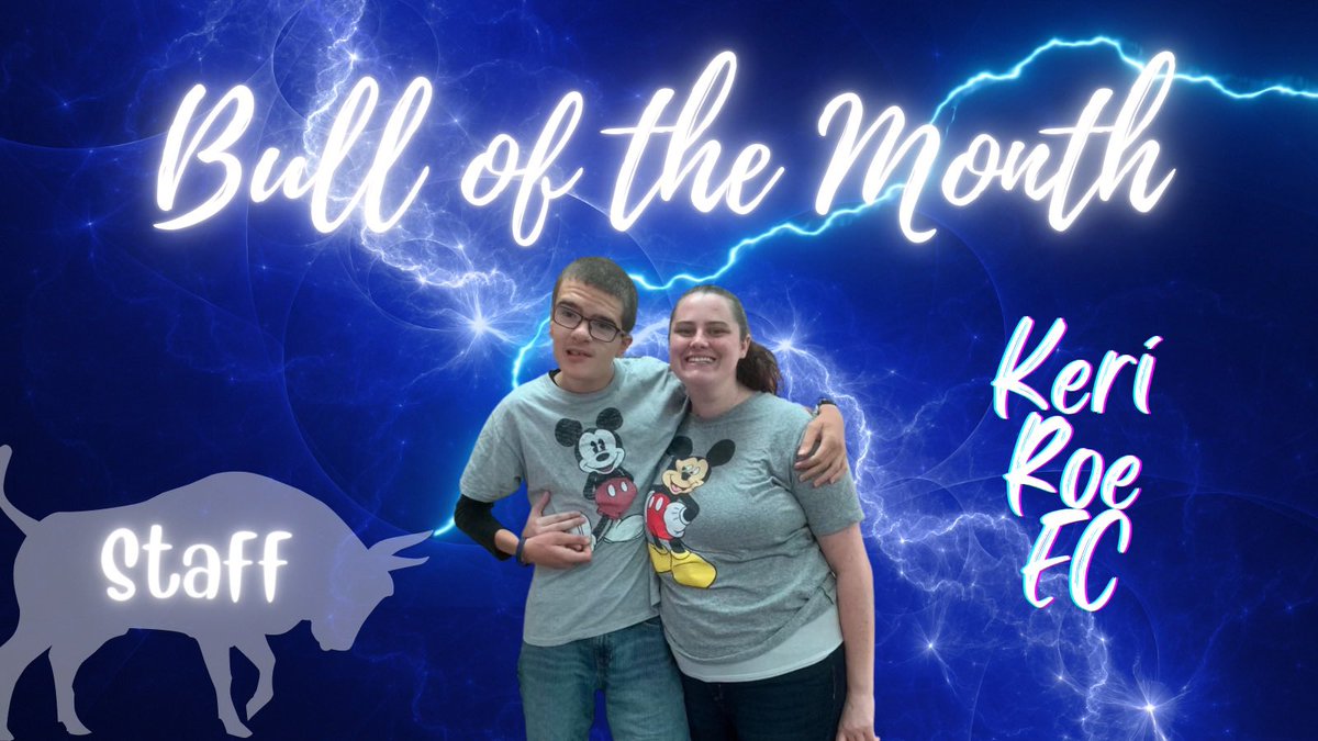 HickoryRidgeHS's tweet photo. Ms. Roe is our staff Bull of the Month for May! Thank you for all that you do for our students at HRHS. @CabCoSchools #ccsrise https://t.co/ectpXUDBqX