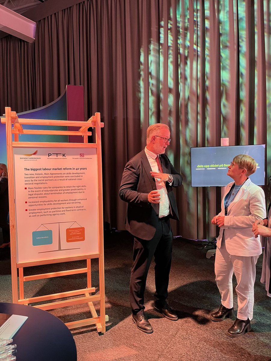 Swedish Enterprise (@swedishenterp) on Twitter photo At today's informal EPSCO meeting, chaired by <a href="/JohanPehrson/">Johan Pehrson</a> and <a href="/AnnaTenje/">Anna Tenje</a>, the Swedish social partners participate to present the agreement on work life security, transition, and employment protection in the Swedish labor market @sweden2023eu #EPSCO #EU2023SE @PTK_se <a href="/LOSverige/">LO Sverige</a> At today's informal EPSCO meeting, chaired by <a href="/JohanPehrson/">Johan Pehrson</a> and <a href="/AnnaTenje/">Anna Tenje</a>, the Swedish social partners participate to present the agreement on work life security, transition, and employment protection in the Swedish labor market @sweden2023eu #EPSCO #EU2023SE @PTK_se <a href="/LOSverige/">LO Sverige</a>