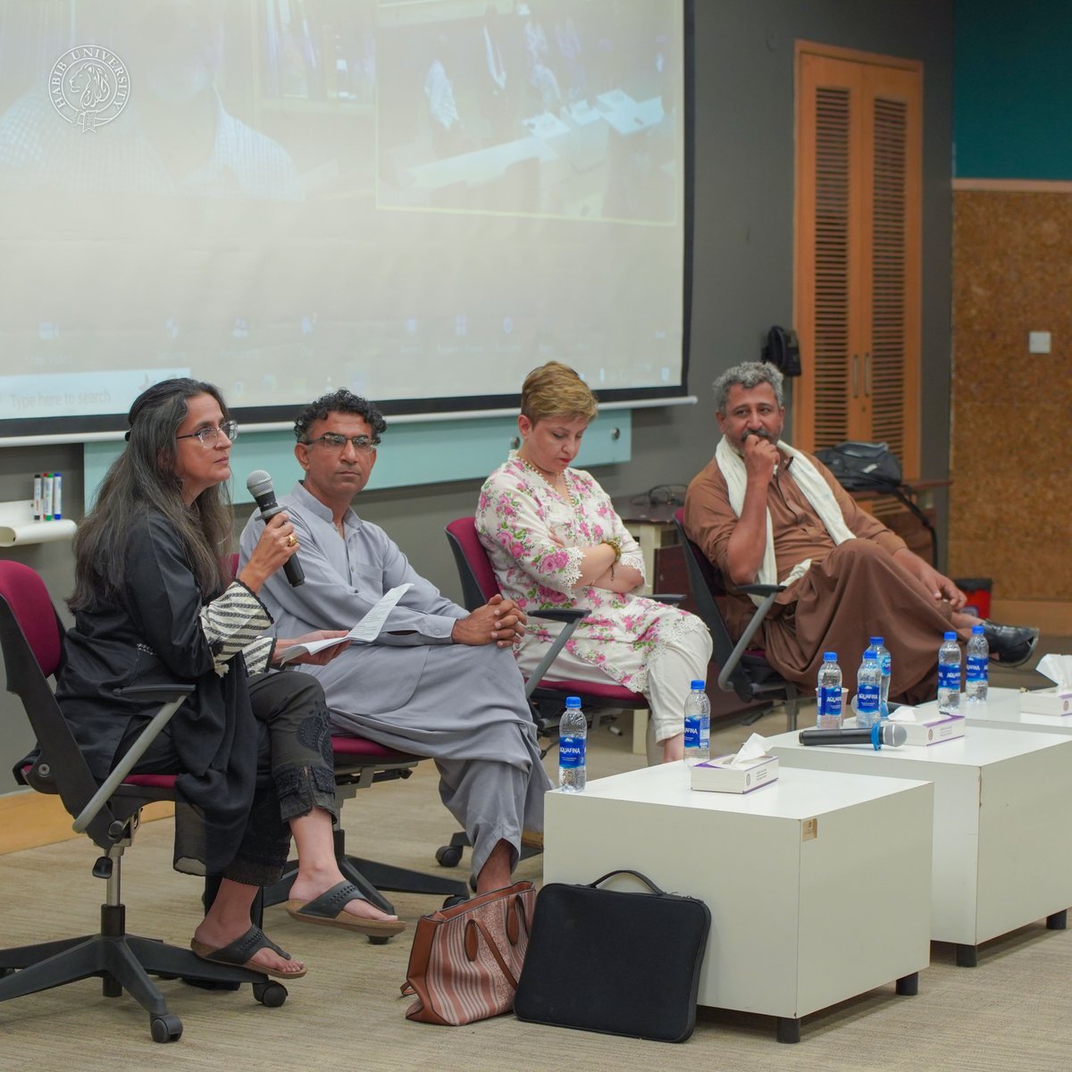 HabibUniversity's tweet photo. Uncovering Karachi’s Ecosystem: Indigenous Standpoints” - A Panel Discussion by #ComparativeHumanities and IDRAC took place at #HabibUniversity.
#ShapingFutures #NaturalHistory #IDRACSessions https://t.co/yl9XAqmCPW
