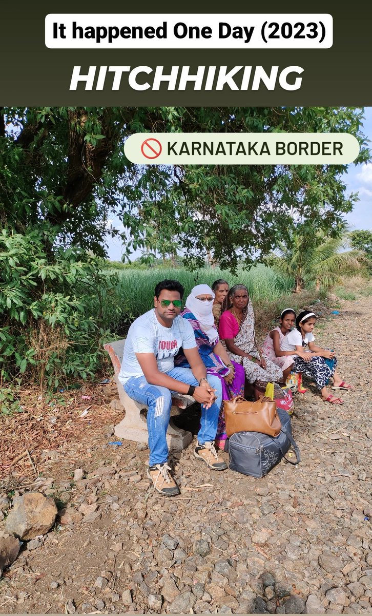SAMTHEBESTEST_'s tweet image. Hitchhiking.. #KarnatakaBorder #Nipani