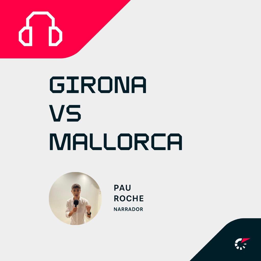paurochee's tweet photo. 🚨MATCHDAY

@GironaFC 🆚 @RCD_Mallorca 

⚽️ El Girona… ¿a por Conference? y el Mallorca… ¡a disfrutar de la salvación!

🎧 A partir de las 19:25 en la web y app de @FlashscoreES https://t.co/2ikdqShUPd