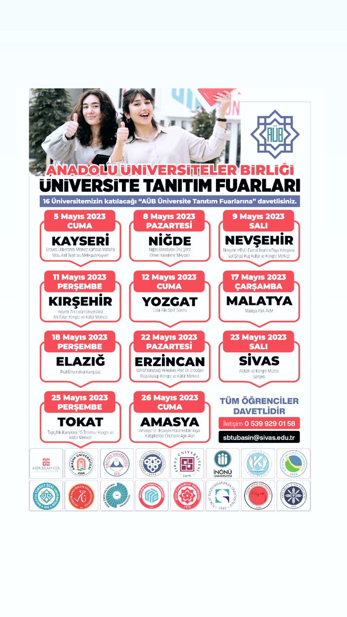 sivasbtu's tweet image. #AÜB #AÜB2023
#Üniversite #Tanıtım #Tercih #YKS2023