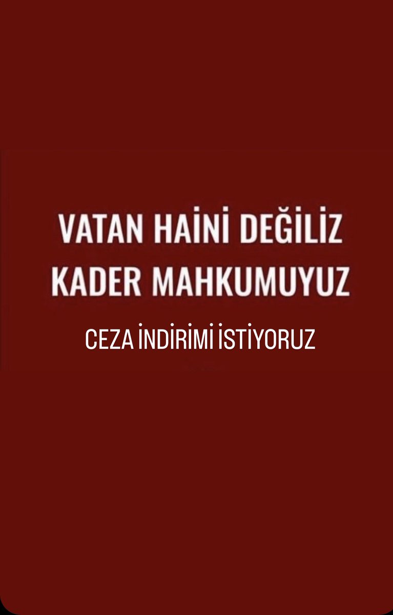YenerKarag35's tweet photo. 🙏İNFAZ İNDİRİMİ 🙏
SAYIN CUMHURBAŞKANIM @RTErdogan CUMHUR İTİFAKI @dbdevletbahceli MILYONLARCA MAHKUM OYUNUN MILLET ITIFAKINA KAYMASIN GELIN VERIN SU CEZA İNDİRİMİNİ @suleymansoylu @bybekirbozdag @tcbestepe @adalet_bakanlik @enginpnrbsli @cemkucuk55 #TemizSecim . https://t.co/httaBFmKGo
