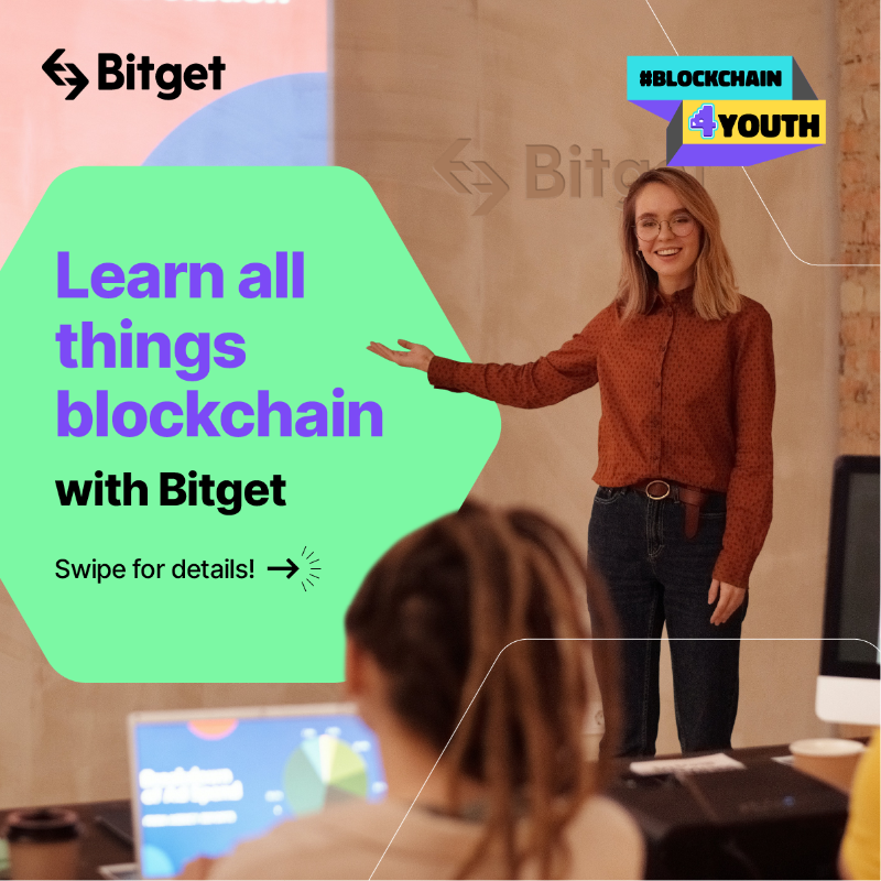 bitget's tweet photo. 📚 Want a future in #blockchain? Enrich yourself in our free #Blockchain4Youth program!

In this initiative, you'll get access to ⤵️
✅ Online courses
✅ Lectures
✅ Hackathons
✅ Scholarships

🌐 Let's build a brighter #Web3 future together.

Coming 🔜. Read more 👇