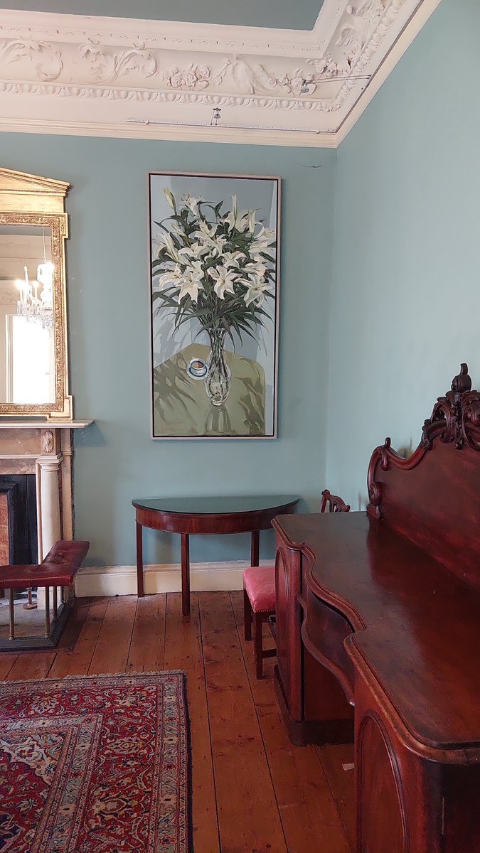 Gerard Byrne art on the walls of Oscar Wilde House