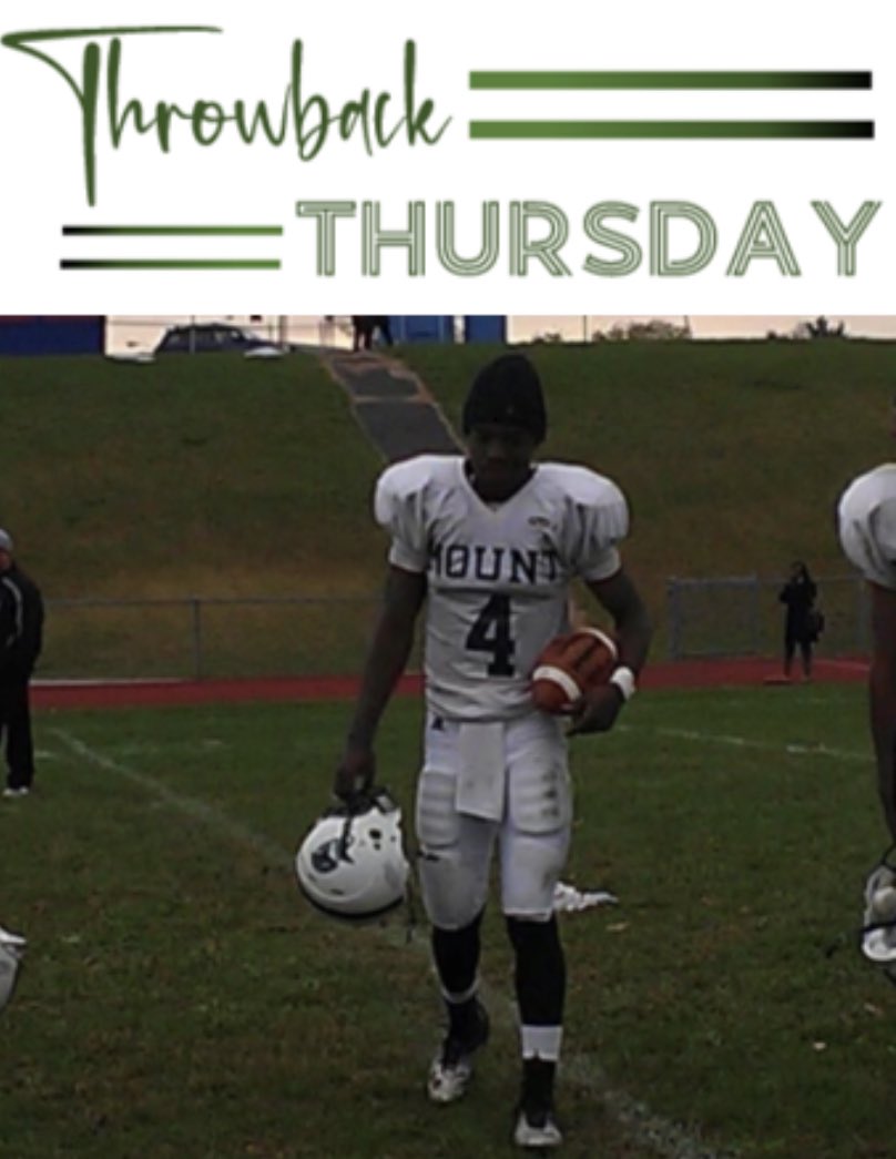 GreenKnightsFB's tweet photo. Throwback Thursday to when Coach Lonnie was QB1 #throwbackthursday #fromplayertocoach #alumni #quarterback #qbone #greenknightsALLin https://t.co/Rv3PP03yZ7