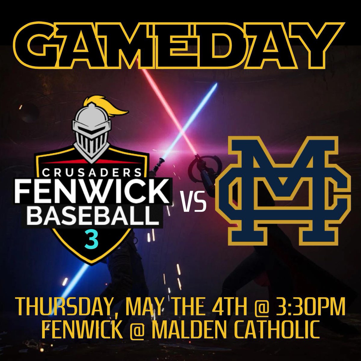 Fenwickbball's tweet photo. The Crusaders travel to Malden Catholic @We_Are_Fenwick @BishopFenwickHS https://t.co/U9mrjUbvLr