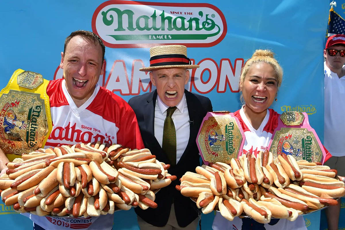 eatingcontest's tweet image. More stops on the #RoadToConey are here!
5/27 - Berea, OH
6/09 - Dayton, OH
6/17 - Pleasanton, CA 
6/24 - Washington D.C. 
REGISTRATION OPENS TODAY AT NOON EST!
Sign up by choosing the qualifier at the link below,
majorleagueeating.com/contests