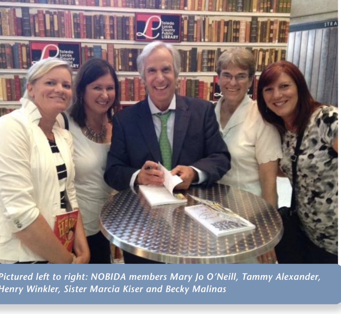 TBT
Come back to Ohio Henry to speak at 
@ida_northernoh Founder’s Dinner Sept. 28, 2023. We miss you! Til Everyone Can Read!
<a href="/hwinkler4real/">Henry Winkler</a> 
#NOBIDA
