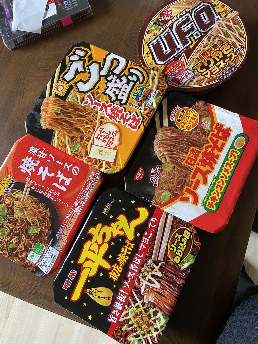 aimerEnvy's tweet photo. 焼きそば　食べ比べ
ごつもりが一番おいしかったです😆 https://t.co/aMw9DQm7q5