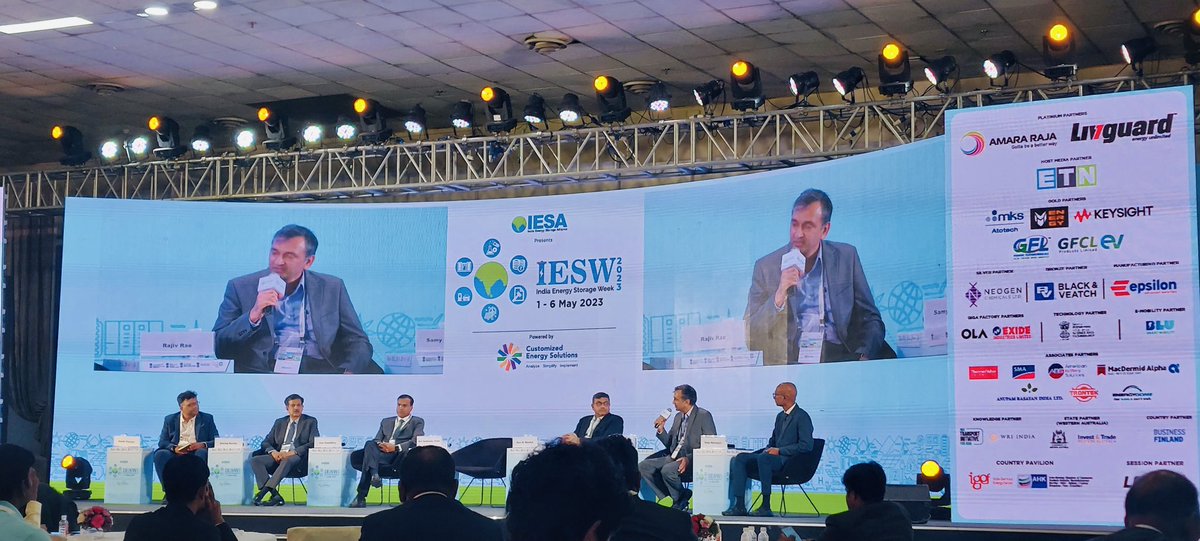fluorochemicals's tweet photo. It was a great eye-opener by Rajiv Rao, our Business Head GFCL EV, as he spoke about the future of EVs at IESW2023 to a rapt audience. Here are some glimpses from the event. 
#INOXGFL #GFCLEV #IESW2023 #hydrogen #G20 #EVs https://t.co/1BuKUACXyy