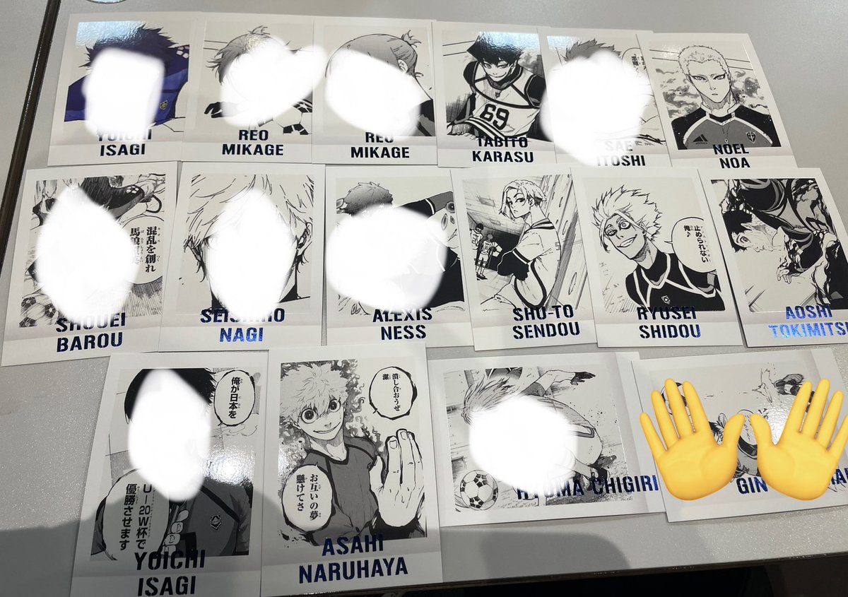 sheena_03t's tweet photo. ブルロ展 ブルーロック展 ブルーロック
パシャこれ ぱし��これ

☆譲→画像参照

☆求→斬鉄>>34國神

郵送希望です

難しいとは思いますがよろしくお願いします https://t.co/SqG349yTcT