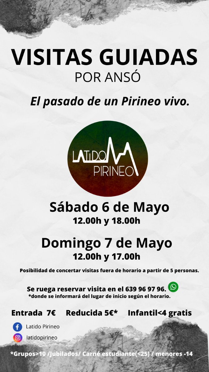 cJacetania's tweet photo. AGENDA DE LA JACETANIA
La Fiesta del #PrimerViernesdeMayo de #Jaca y el Descenso de #navatas en #Hecho son protagonistas esta semana. En nuestra #agenda de #actividades puedes consultar más propuestas: https://t.co/o9kfEJaPzl
¡Disfruta de tu tiempo de ocio en nuestra Comarca! https://t.co/4JY1LRhPPI
