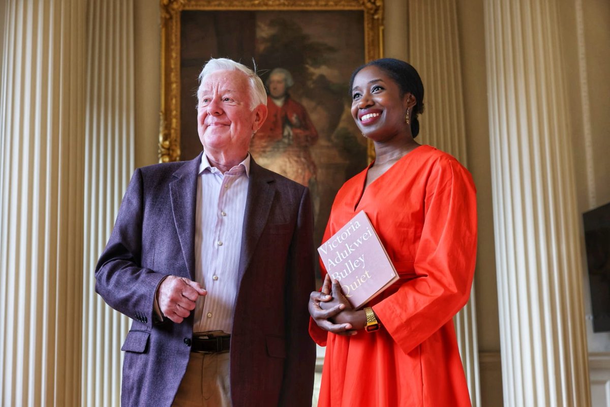 “You never knew what might happen once a book leaves your hands, you simply hope that it will do good work in the world, and that it might find its people,'  said @victoriaadukwei on winning the #PollardPoetryPrize for her debut poetry collection Quiet. 

tcd.ie/news_events/to…