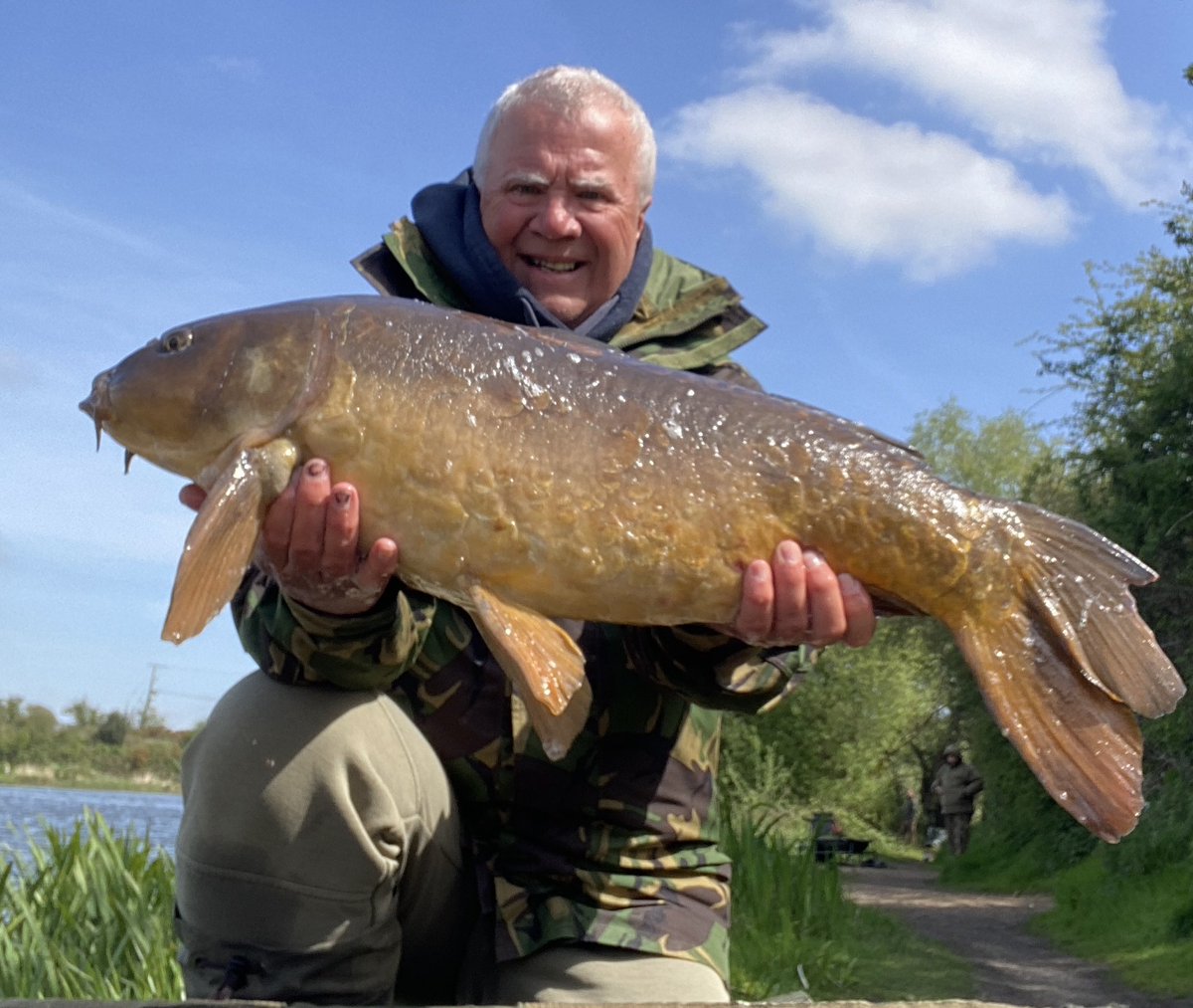 Another great days fishing Yesterday with four #carp caught three #commoncarp and a rare #mirrorcarp for the venue #carpy #carpyshots #carpyshots