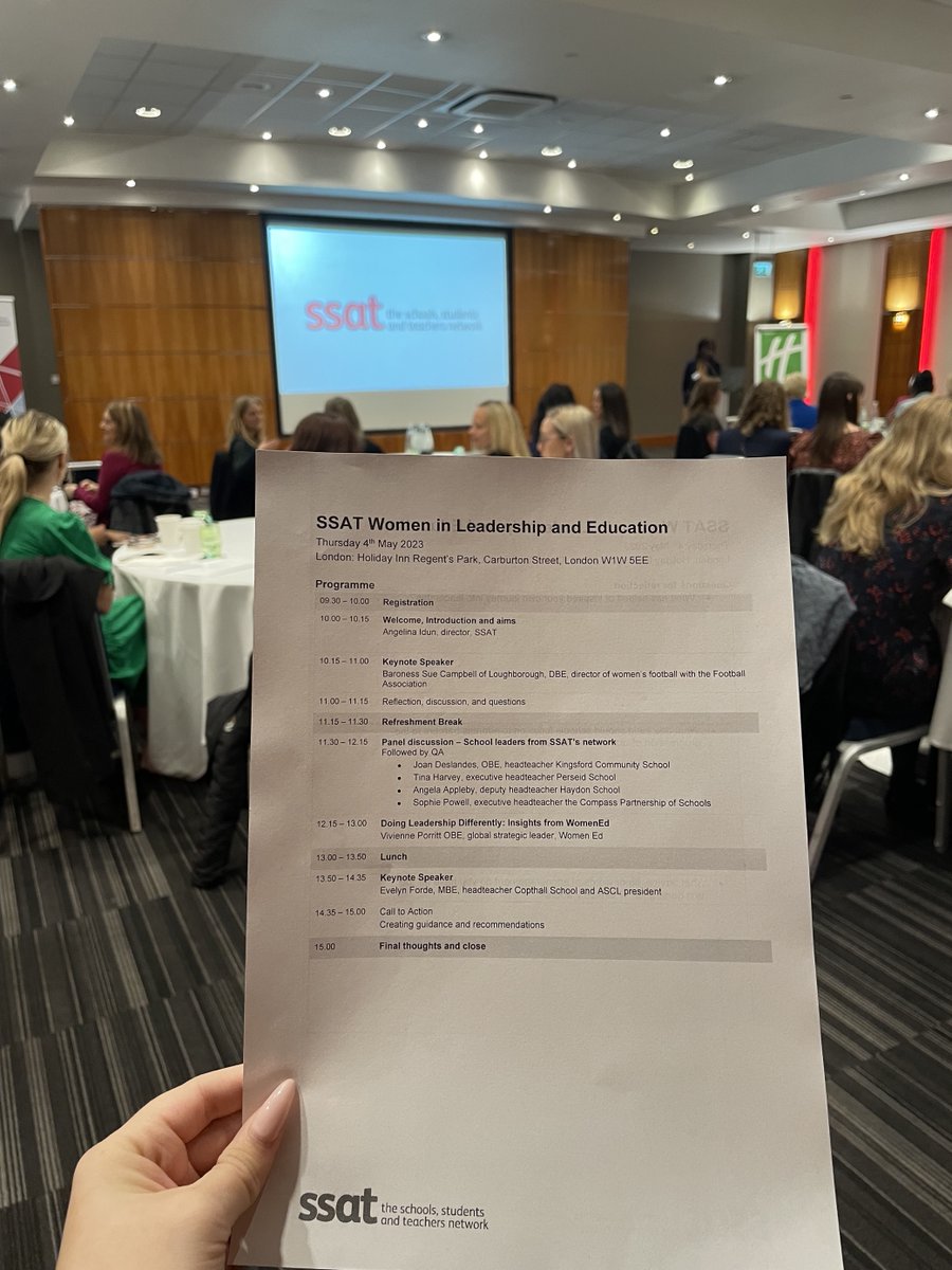 We are ready to start our Women in Leadership event. A day of reflection, inspiration, and celebration. Thank you to our incredible speakers
<a href="/AmaIdun/">Angelina Idun</a> #womened