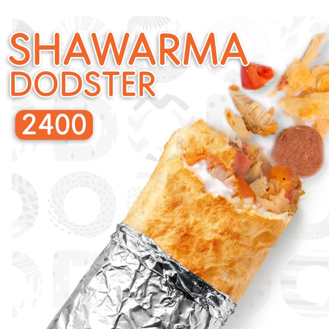 Don't just dream of the perfect Shawarma - make it a reality with our New Shawarma Dodster😍 Your taste buds will thank you🤤 Available now across all our stores. Visit us today to taste the difference😋 You can also order via our app or dodopizza.ng. We deliver!