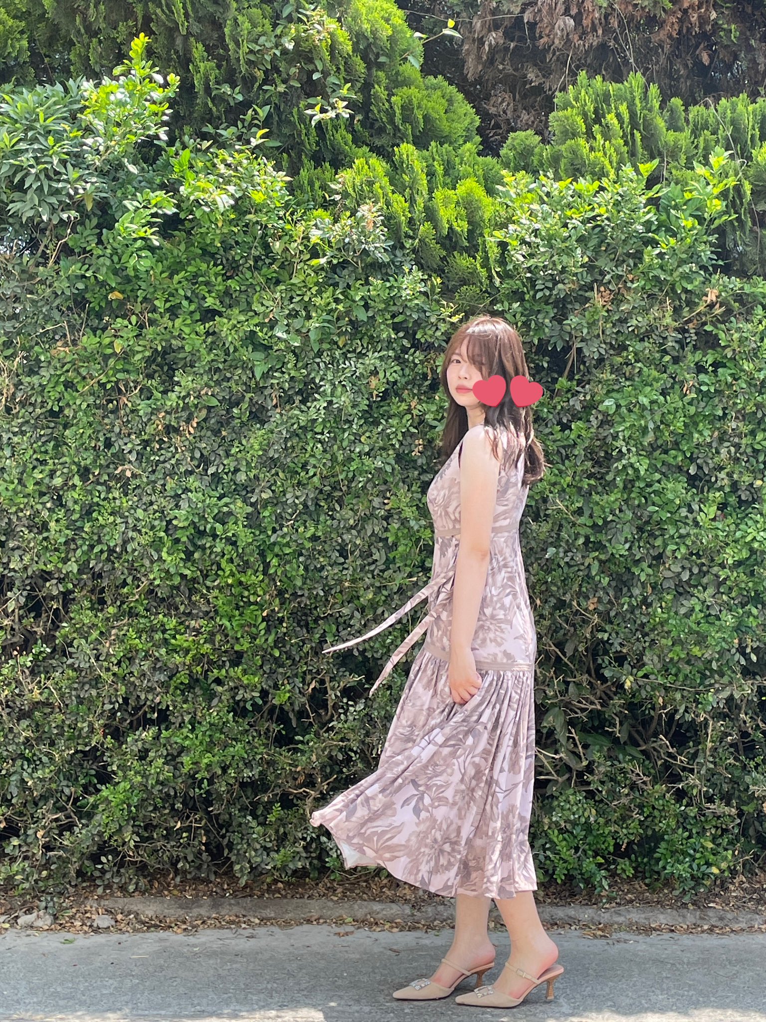 herlipto Floral Cut-Out Long Dress ワンピース Her lip to Floral