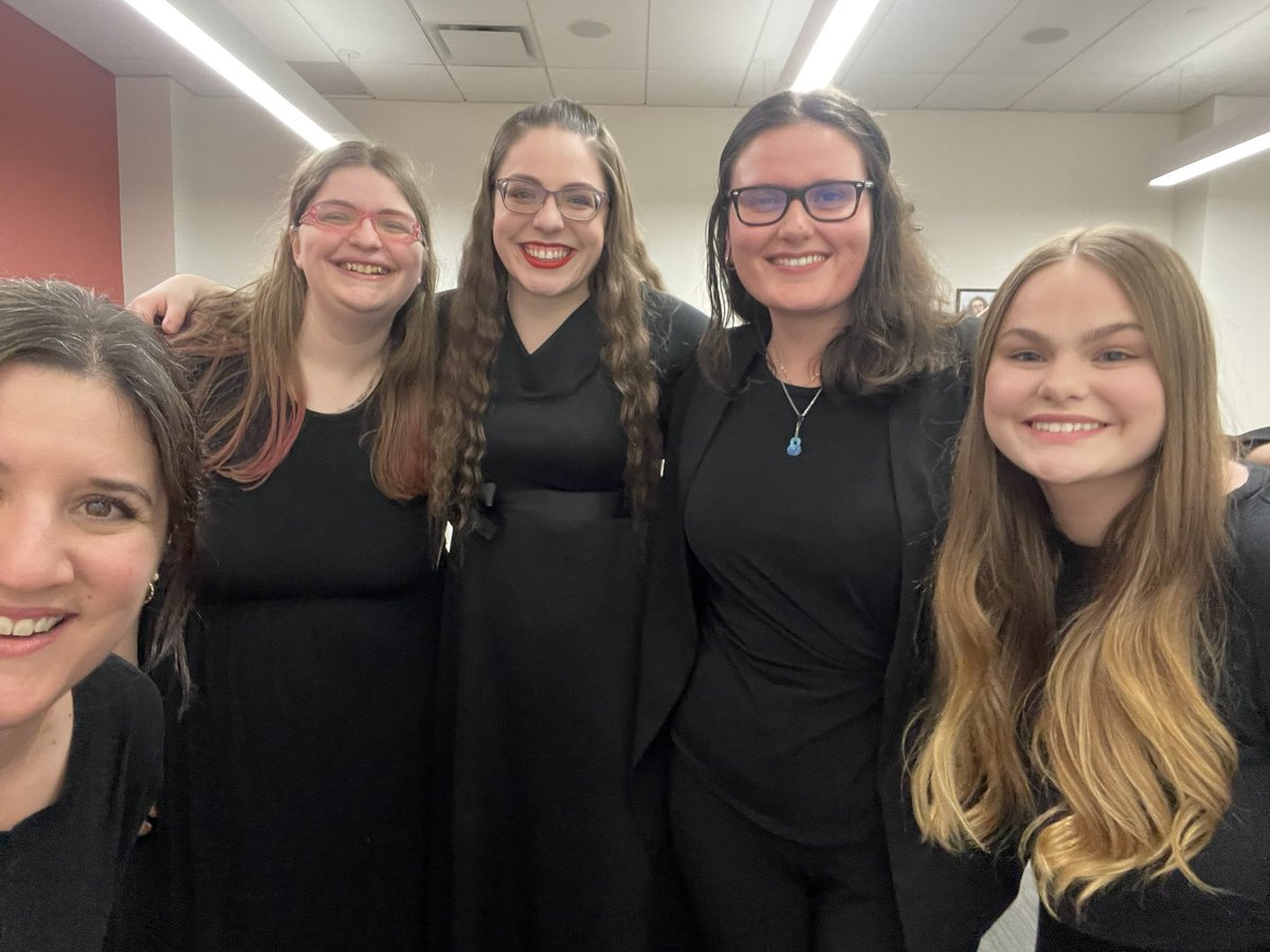I have so thoroughly enjoyed making music with these musicians in our small but mighty choir at <a href="/MolloyUNews/">Molloy University</a>  in my first concert there. They took a chance with the New Kid and we had a ball together.  Congratulations Vocal Ensemble! #MolloyUniversity 🦁