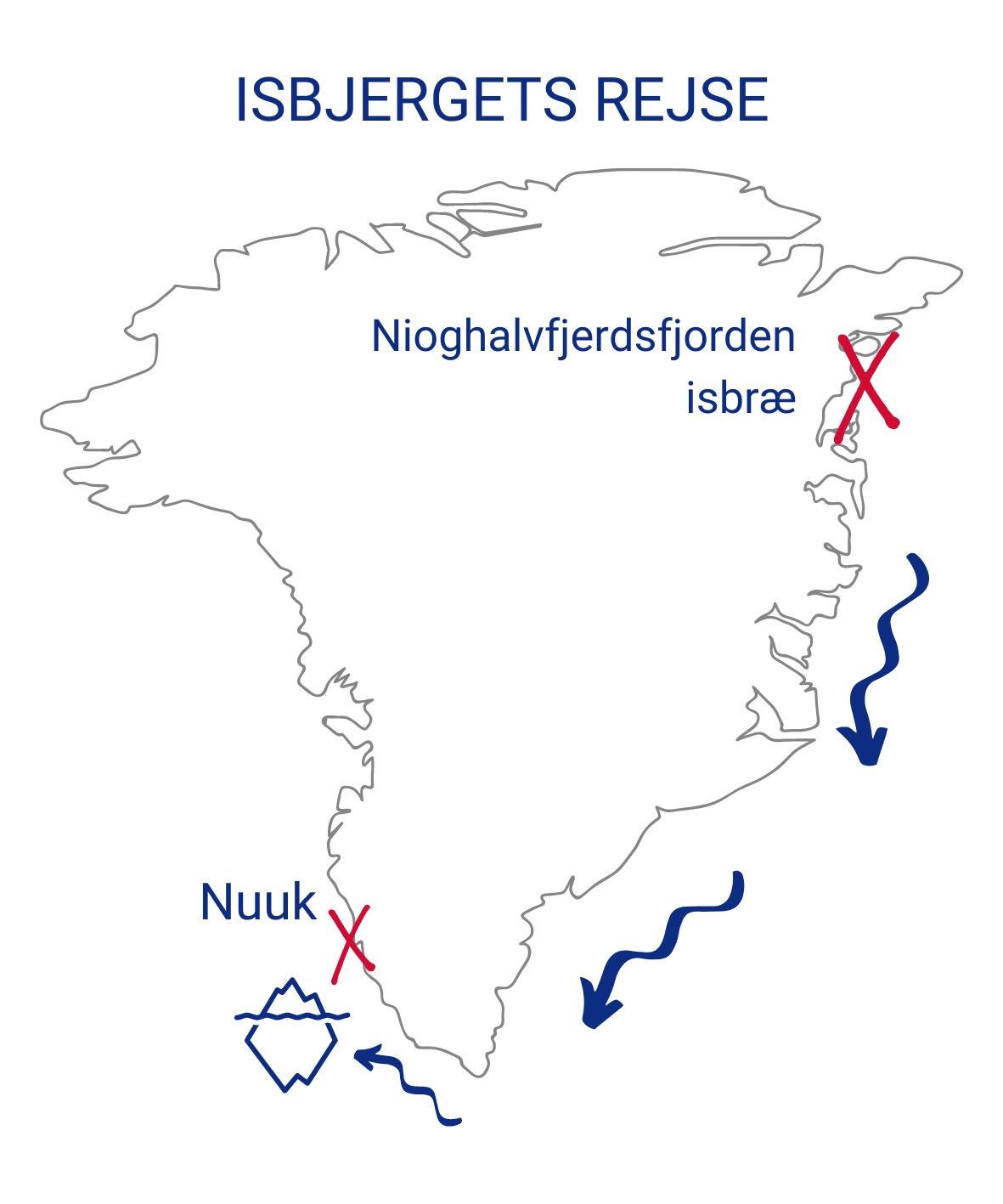 Uhøfligt tildele Lære udenad DMI on Twitter: "Et enormt isbjerg har sidste sommer revet sig løs fra en  gletsjer i Nordøstgrønland og ligger nu ca. 160 km syd for Nuuk. Isbjerget  har nu tilbagelagt over 3.200