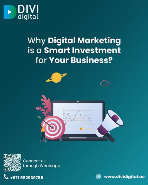 Looking for a cost-effective way to reach your target audience? Digital marketing offers a powerful solution that delivers results, Invest wisely in your business by investing in digital marketing today!'

Contact us: +971 552939755 | 
#UAEdigitalmarketing #dividigitaldubai