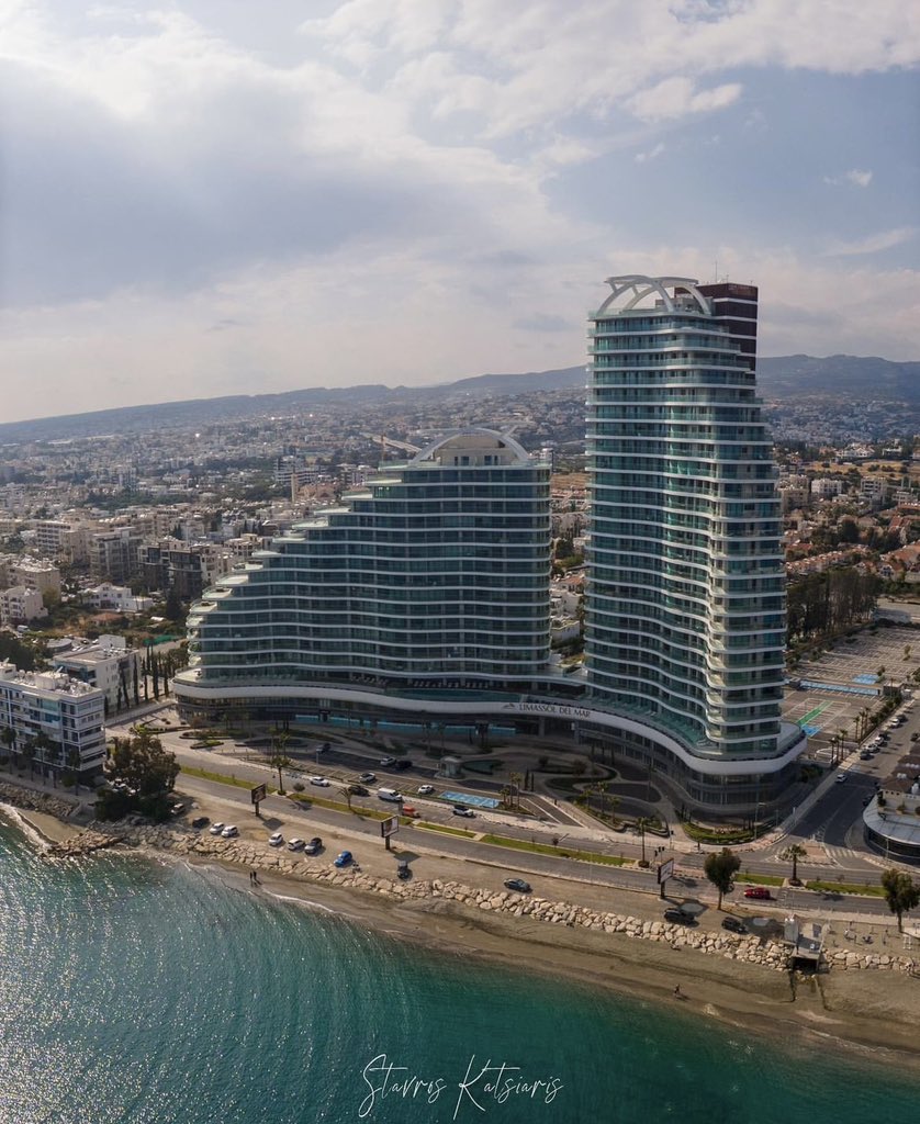 This is Limassol Del Mar. An outstanding building. Photo by <a href="/stavros/">Stavros</a>.katsiaris #cyprus #lovecyprus #visitcyprus #limassoldelmar #delmar #buildings #architecture