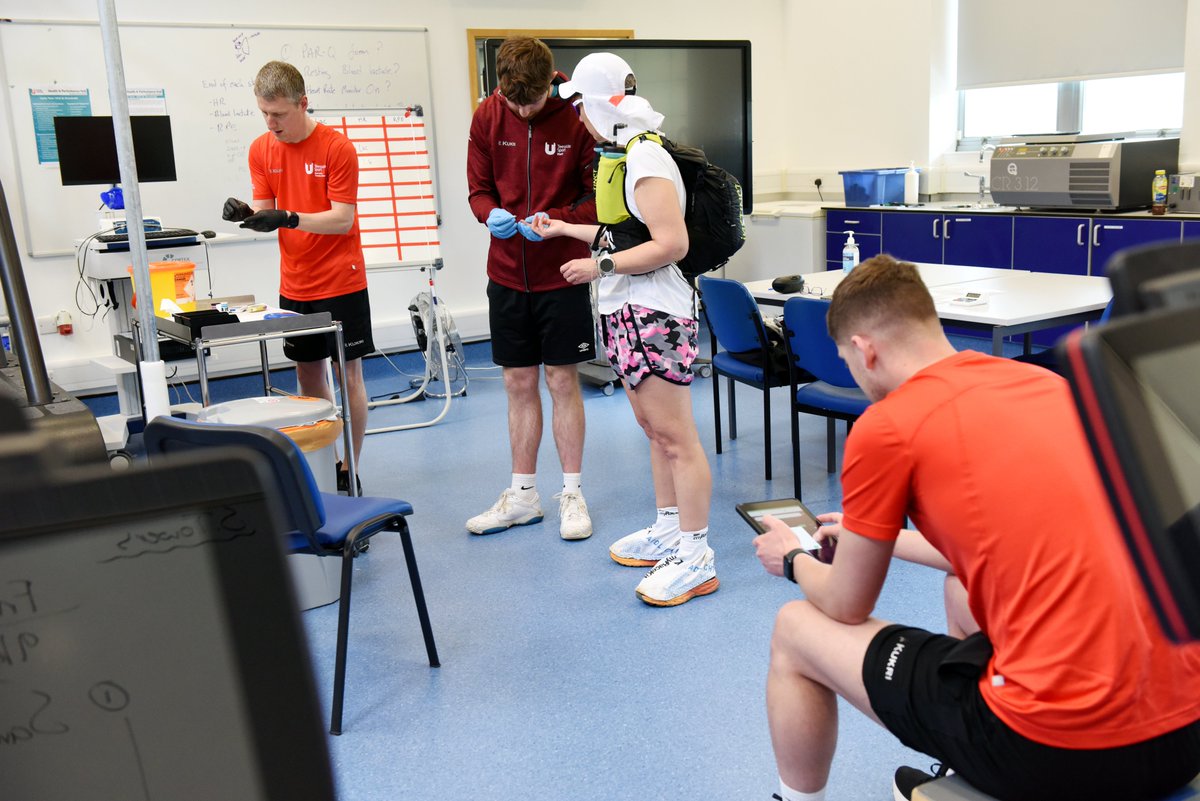 teesside_sport's tweet photo. We recently had Sarah, an ultra marathon runner working with our BSc Sport &amp; Exercise Science students to prepare for the marathon des Sables in our environmental chamber. You can read about her progress on her blog here https://t.co/vJqqnzZUm0 and here https://t.co/26TvbMAtkN https://t.co/bqREyzAbpS