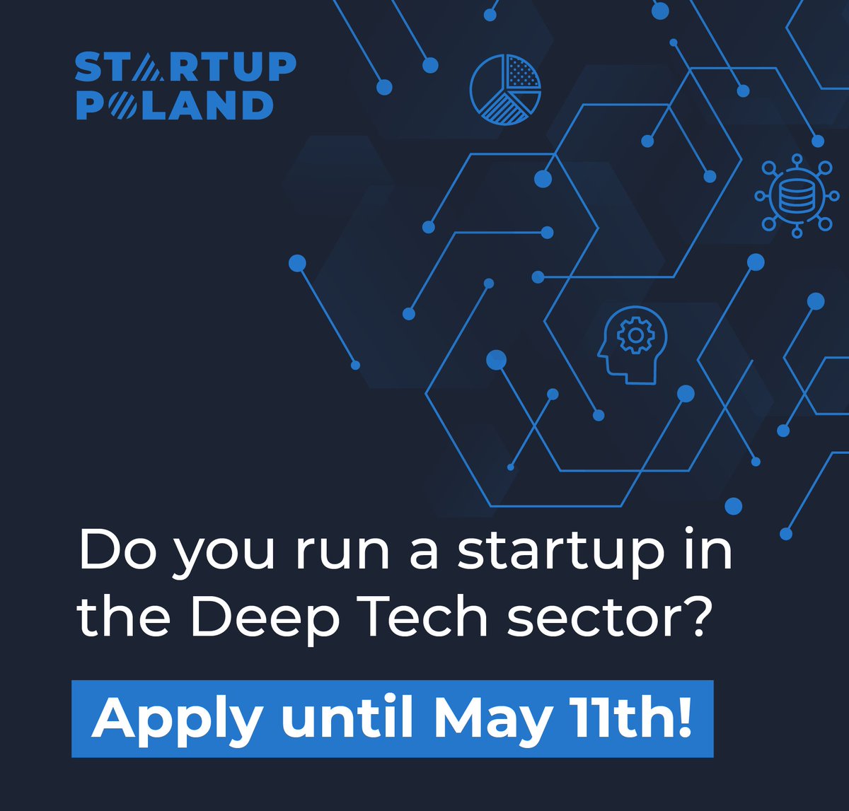 Do we know your deep-tech innovation already? Have you joined our contest?

🔔 If not, don't wait – the applications are open until May 11 only!

Let us remind you that the winner will go to the Web Summit conference in Lisbon. 😎🇵🇹

Read more: startuppoland.org/en/deeptech-tr…