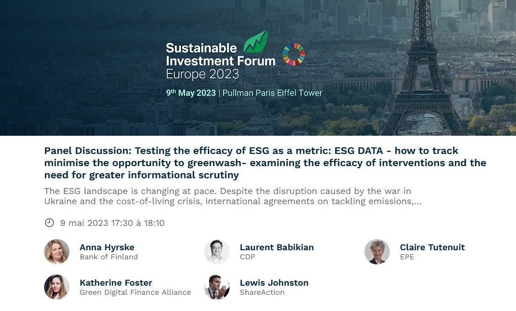 🗓 Le Sustainable Investment Forum Mardi 9 mai Hotel Pullman Paris Tour Eiffel, 15e « Ouvrir la voie vers une #économiemondiale #durable, #équitable et #nettezéro » @ClimateAction en partenariat avec l’@UNEP FI, @epe_asso et d’autres partenaires. events.climateaction.org/sustainable-in…