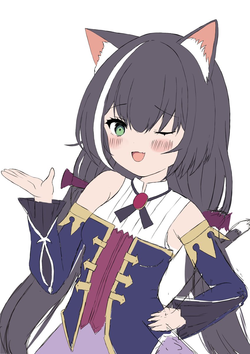 キャル(プリコネ) 「最近は色ラフまでやってる」|ぷらまりのイラスト