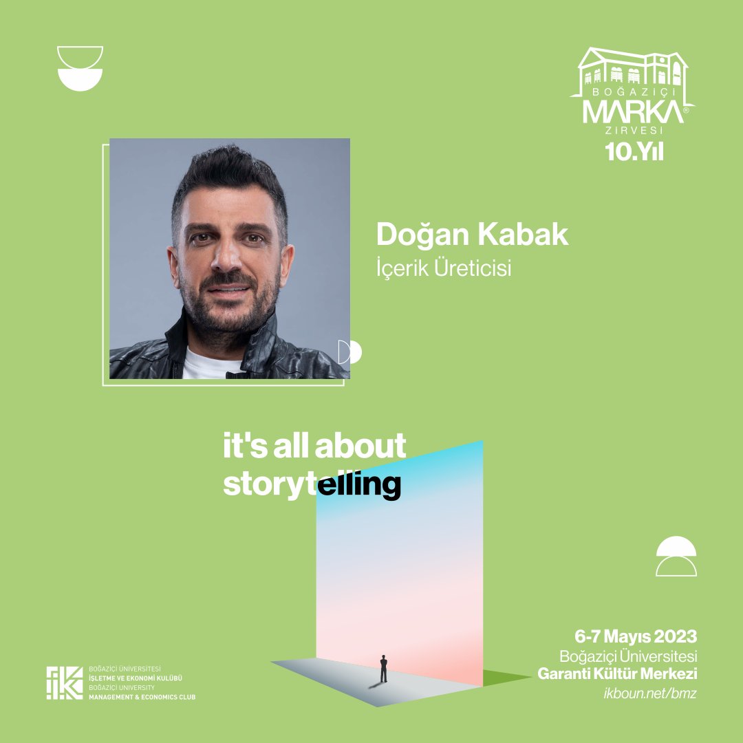 İçerik Üreticisi Doğan Kabak Boğaziçi Marka Zirvesi'nde bizlerle!

Etkinliğimiz sertifikalıdır.

Yerini ayırtmayı unutma!

Biletlere ulaşmak için:
biletino.com/tr/e-l3l/bogaz…