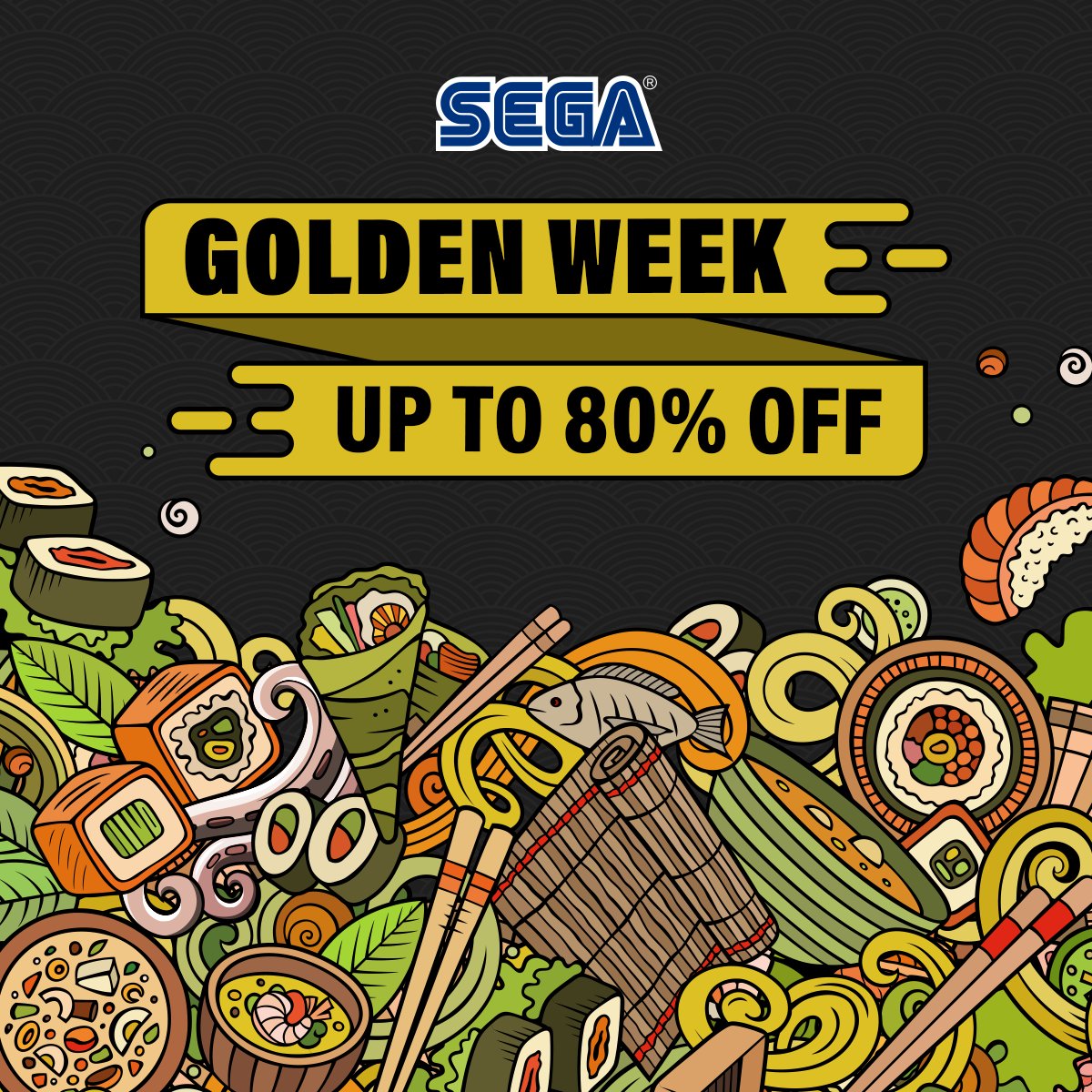 RGG Studio on Twitter "Get up to 80 off SEGA games in the Golden Week