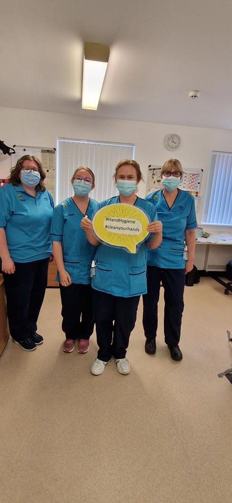 falconer_sharon's tweet photo. #CleanYourHands #handhygieneday #HandHygiene #NHSgrampian kincardine team promoting hand hygiene day https://t.co/PyViSiBRh1