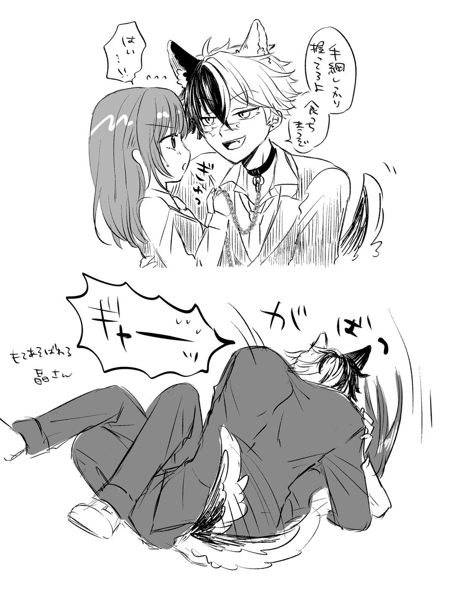 #まほやく男女CP
ブが手綱を晶に握らせてやってるブラ晶♀好きだな…っていう謎シチュの絵 