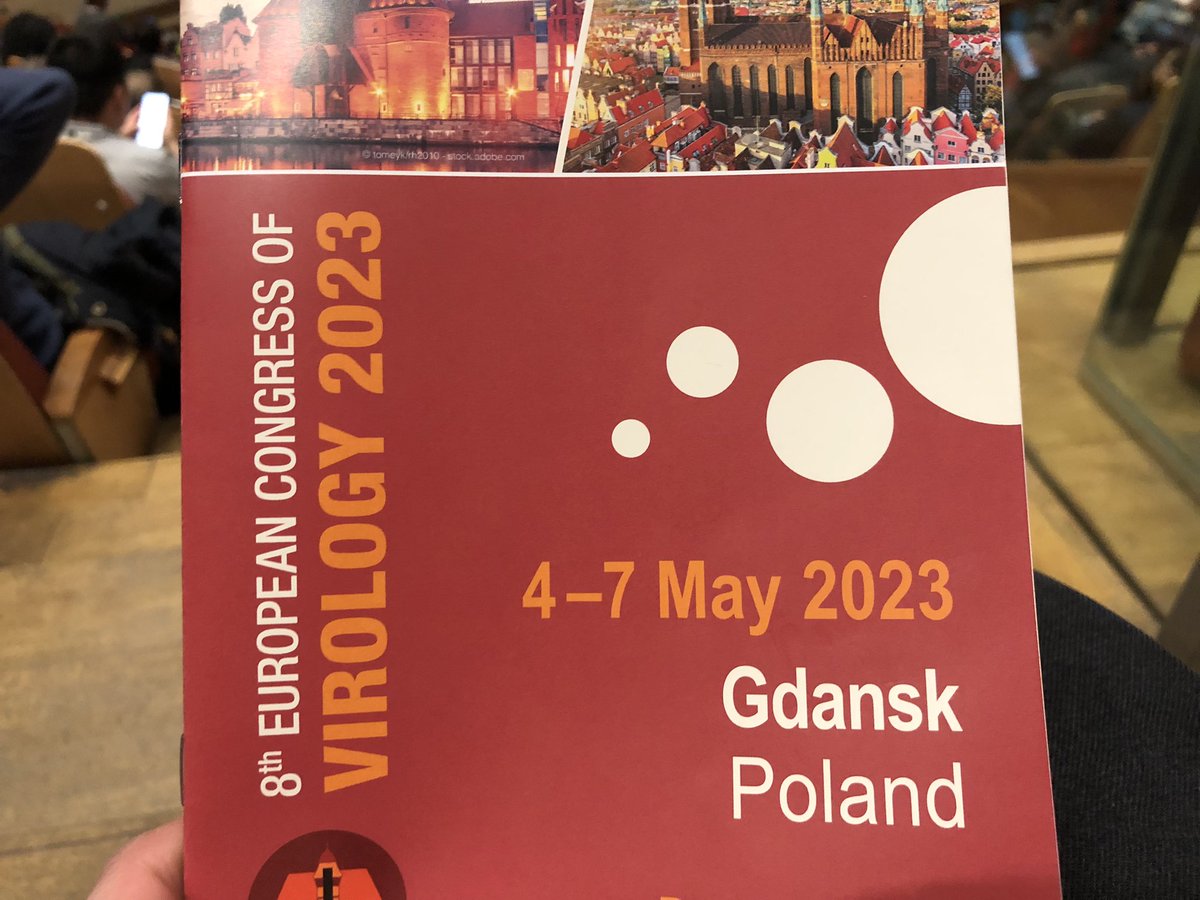 G’day Gdańsk! #ECV2023 day 1 ☝️🦠🔬