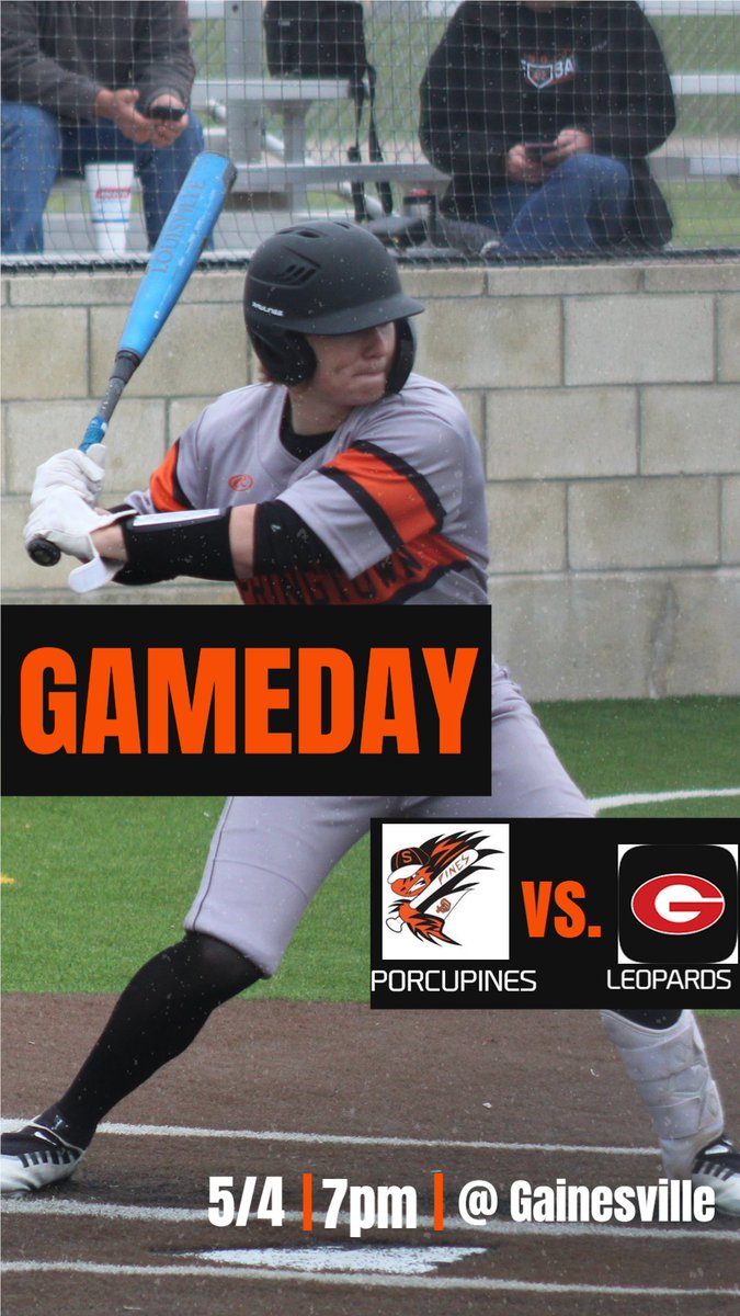 Pojobaseball's tweet photo. It's time for Pines PLAYOFF BASEBALL! Game 1 of the best of 3 series starts tonight. Come out and support the boys at Gainesville High School. Game starts at 7:00pm, see you there! https://t.co/gFHCrf7Pf6