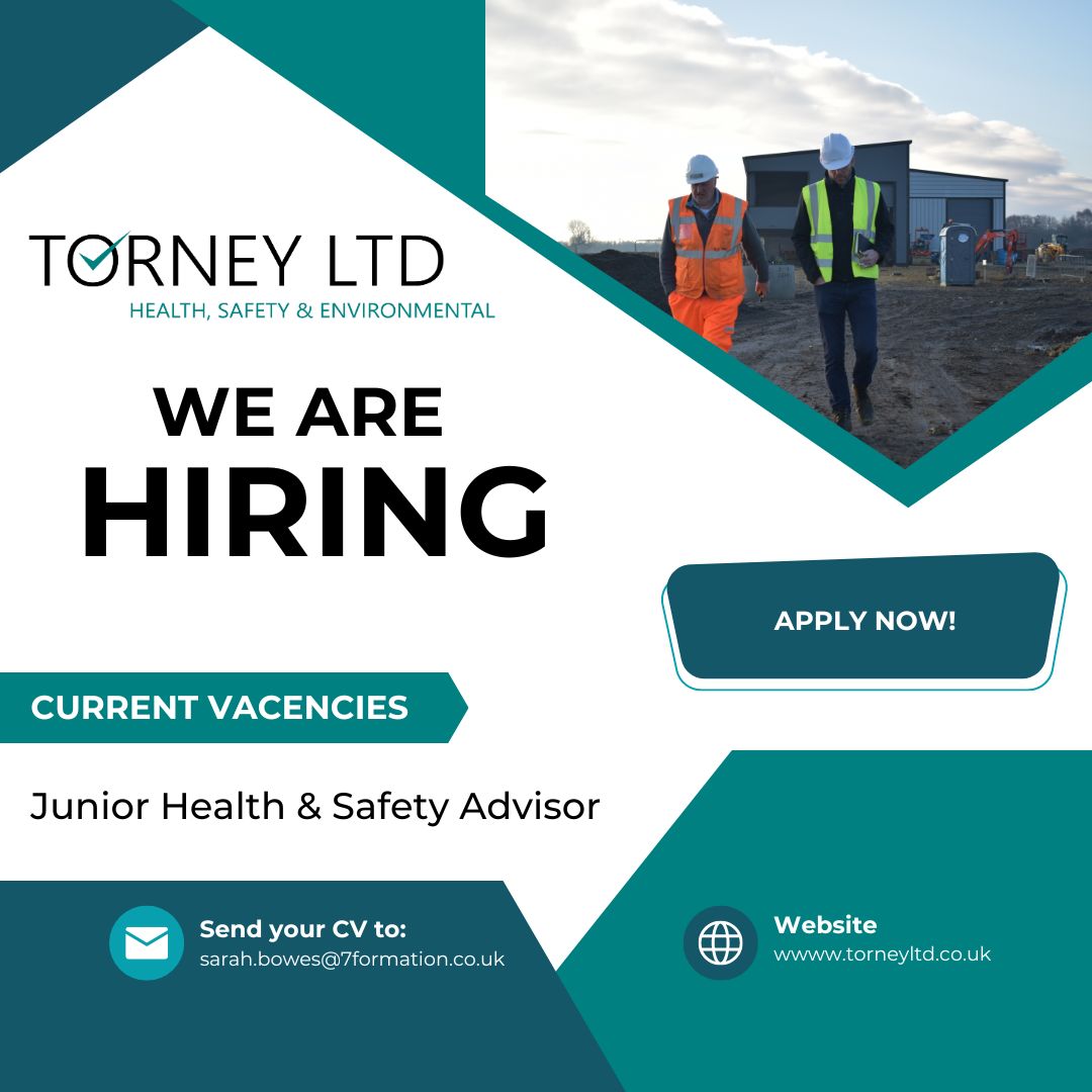 TorneyLtd's tweet photo. We are currently looking for a 𝗝𝘂𝗻𝗶𝗼𝗿 𝗛𝗲𝗮𝗹𝘁𝗵 &amp; 𝗦𝗮𝗳𝗲𝘁𝘆 𝗮𝗱𝘃𝗶𝘀𝗼𝗿 to join the team!

Apply here: https://t.co/gaGNiJk3KX https://t.co/uwggEBwUA8