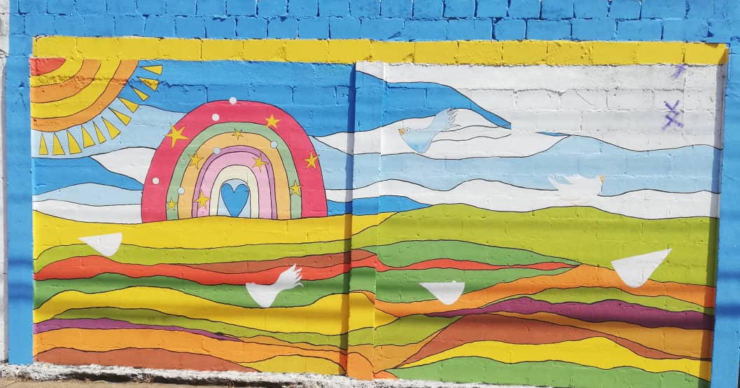 ErnestoLunaPsuv's tweet photo. Que hoy sea un día espléndido y hermoso para mi Monagas del alma, como este mural dibujado por niños del espectro autista.

Nosotros, como adultos, debemos cuidar a estos pequeños ángeles, no denigrarlos.

#YoRespetoElAutismo https://t.co/caqXBXZWOg